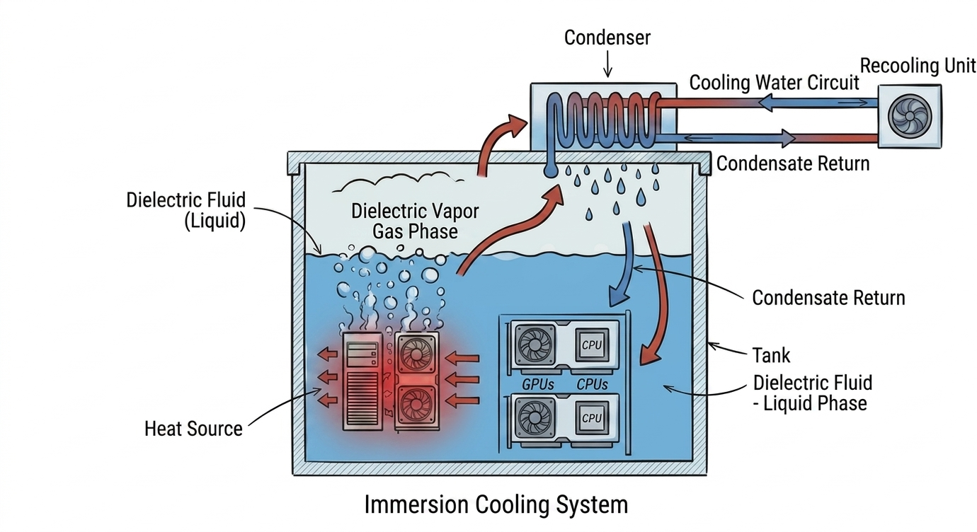 Prinzipskizze_de2 Fuktionsprinzip Immersion Cooling